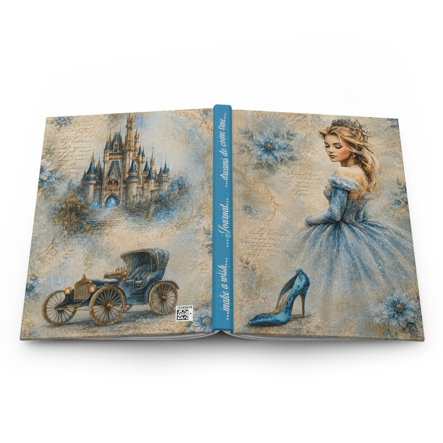 The Enchanted Slipper Hardcover Journal | Princess Castle Carriage