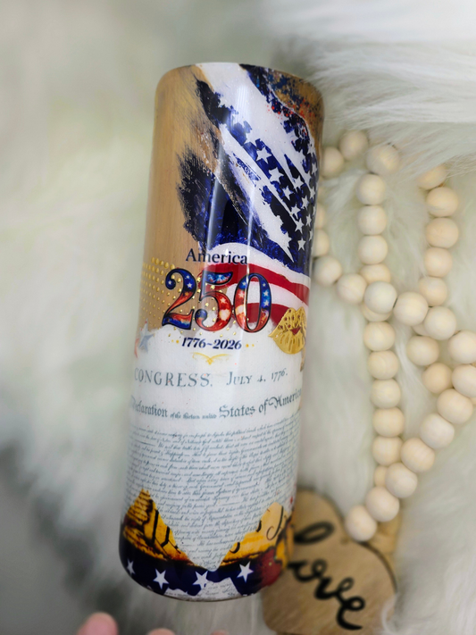 1776 | Handcrafted 20 oz Skinny Tumbler