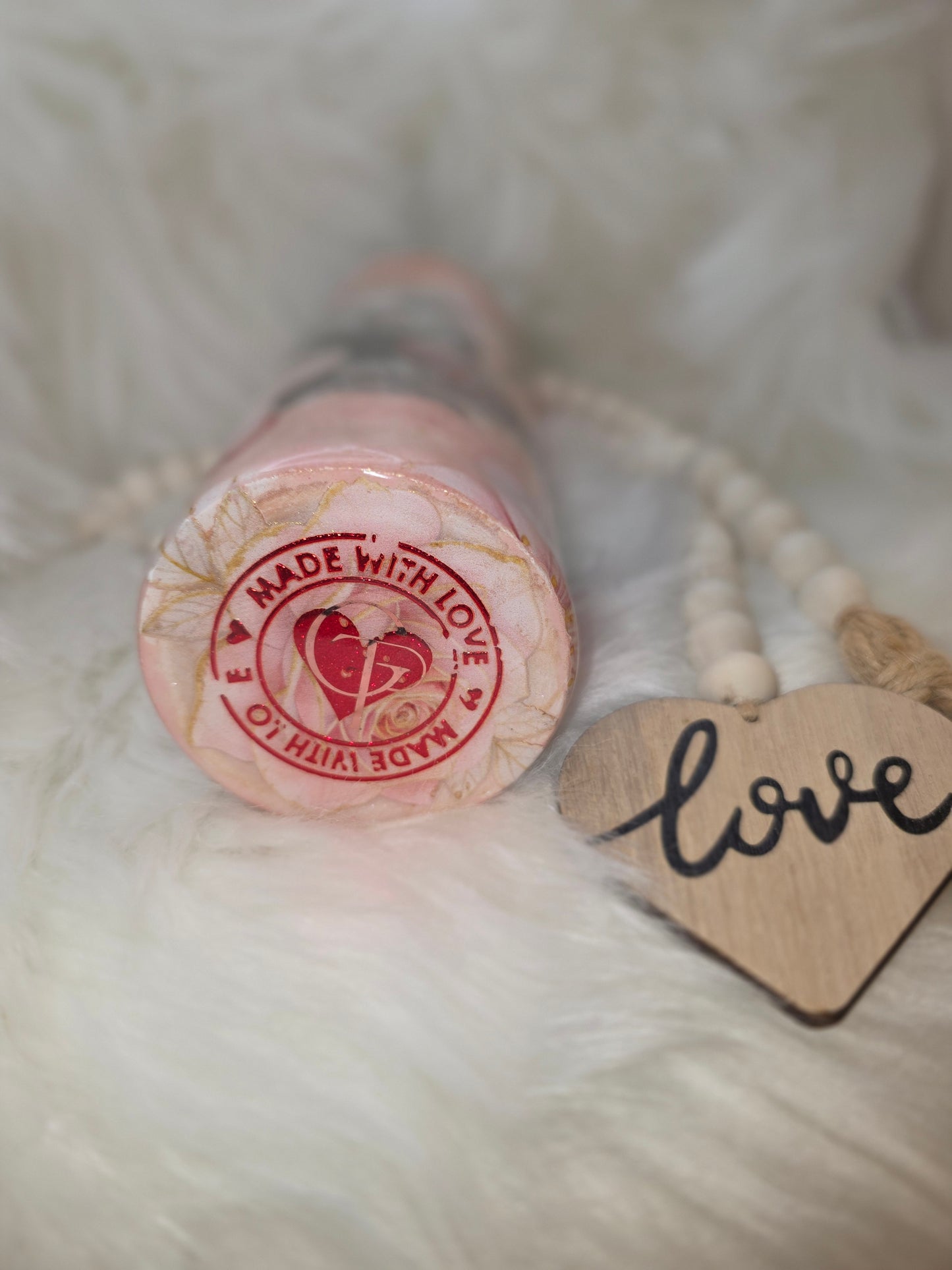 Blush Glam Vintage Beauty Tumbler