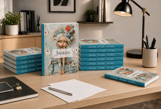 The Wonderland Queen Hardcover Journal – Matte Blank Notebook