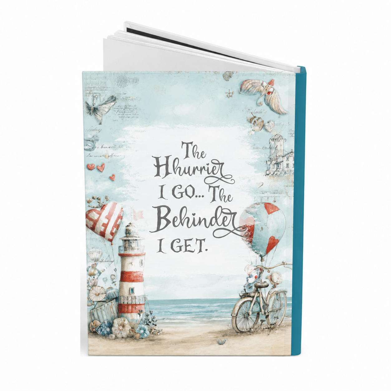 The Wonderland Queen Hardcover Journal – Matte Blank Notebook