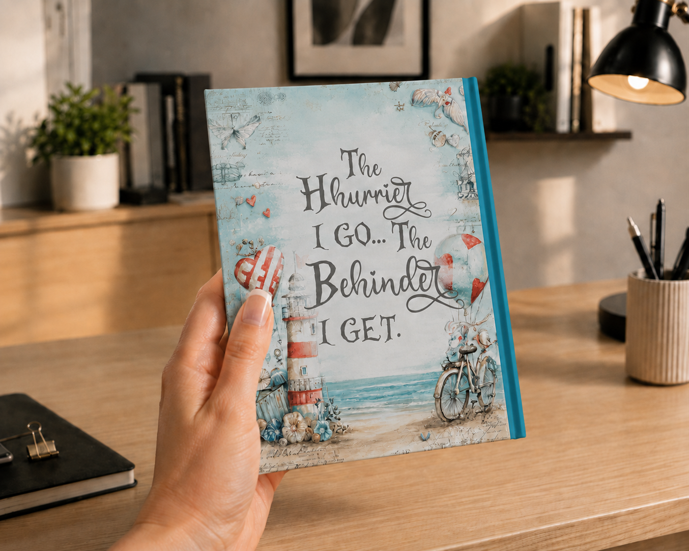 The Wonderland Queen Hardcover Journal – Matte Blank Notebook