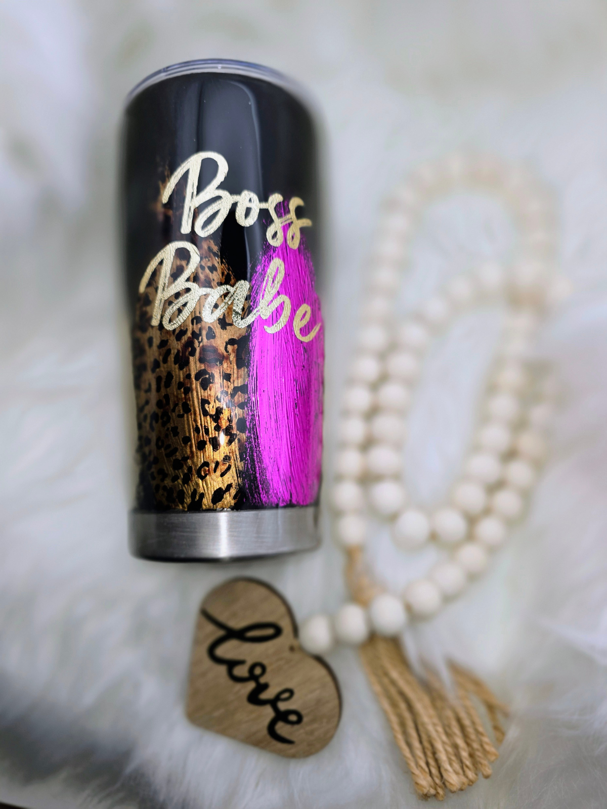 Boss Babe | Handcrafted 20 oz Skinny Tumbler