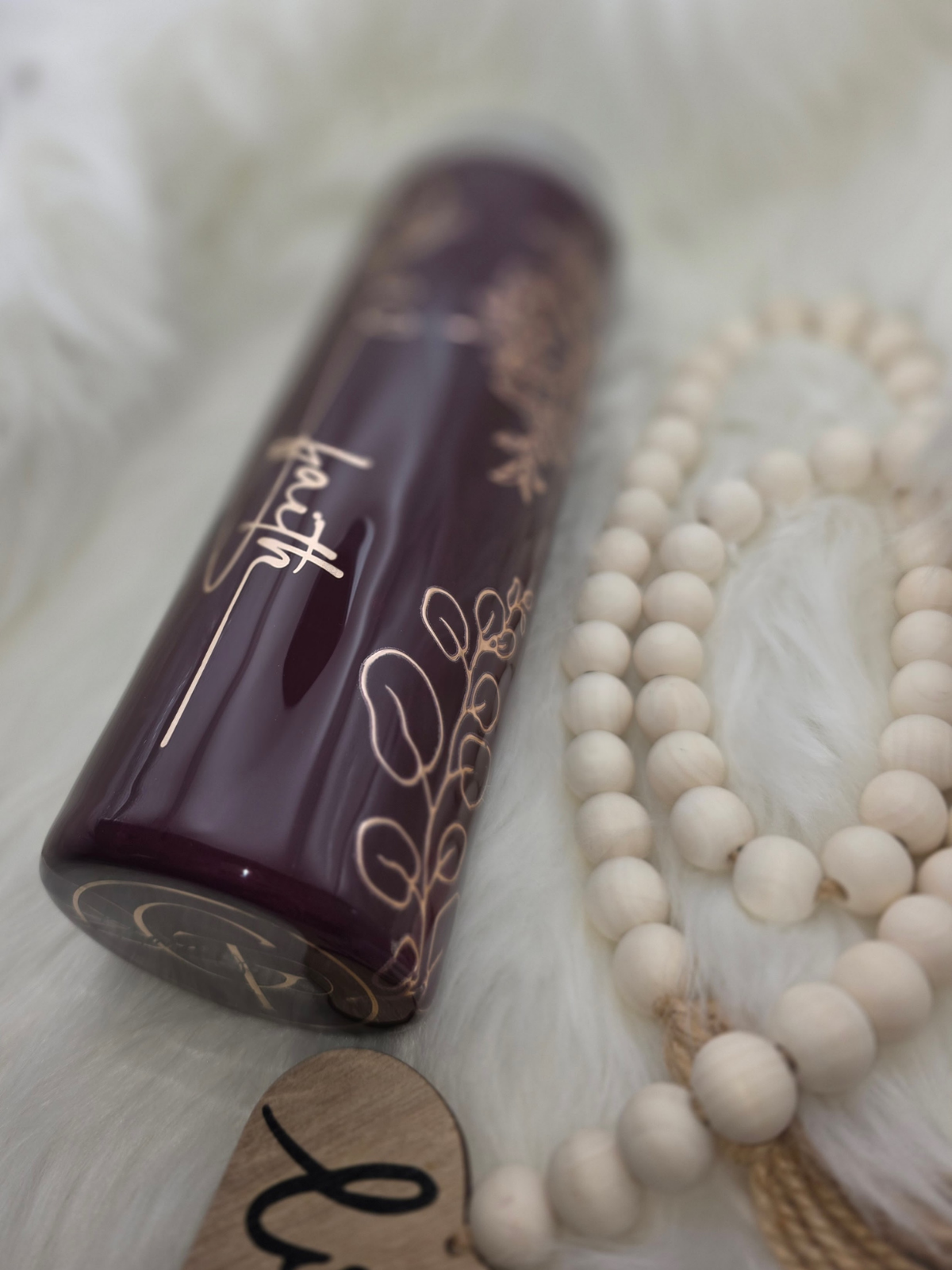 Faith | Handcrafted 20 oz Skinny Tumbler