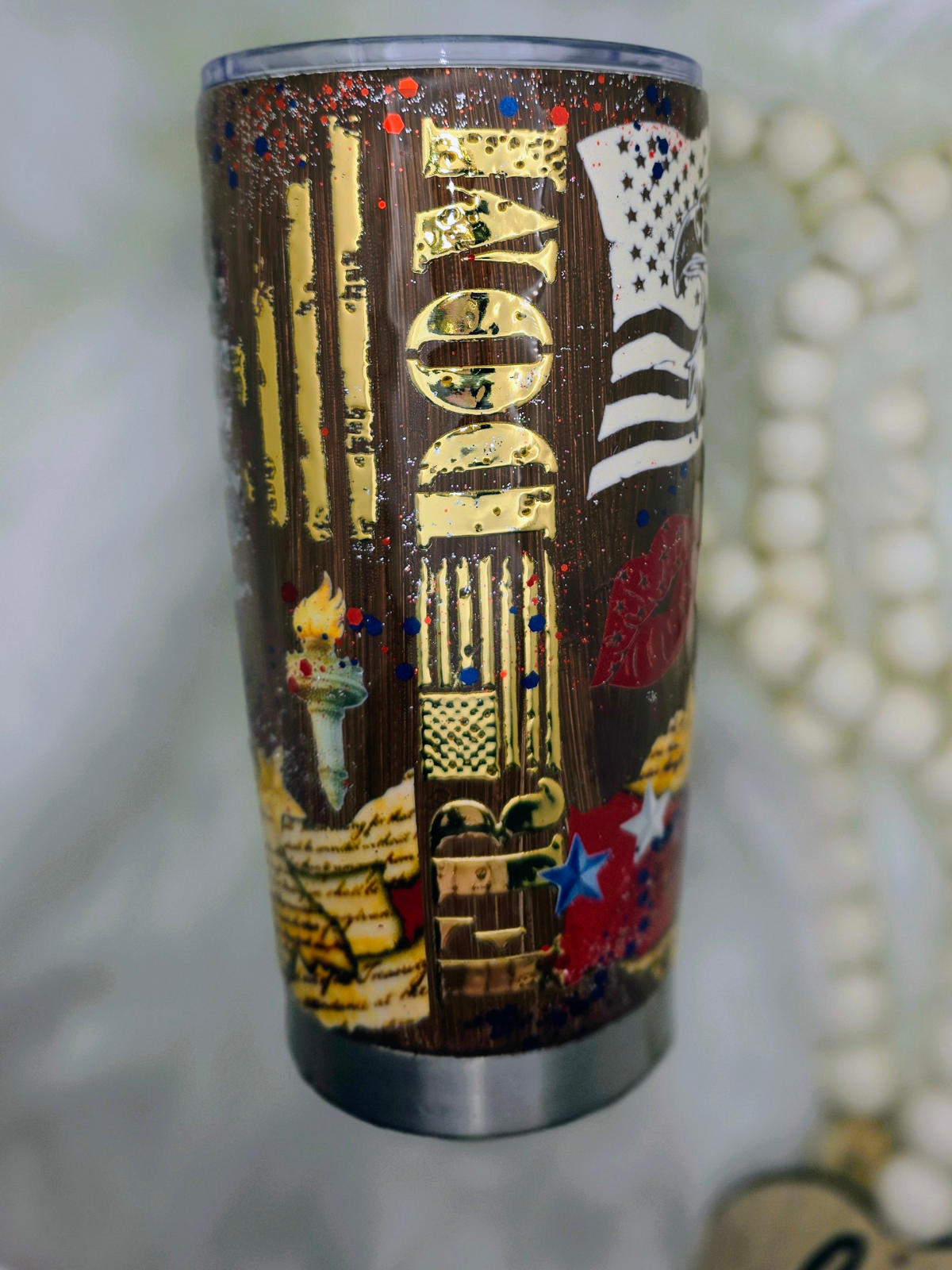 Freedom | Handcrafted 20 oz Skinny Tumbler