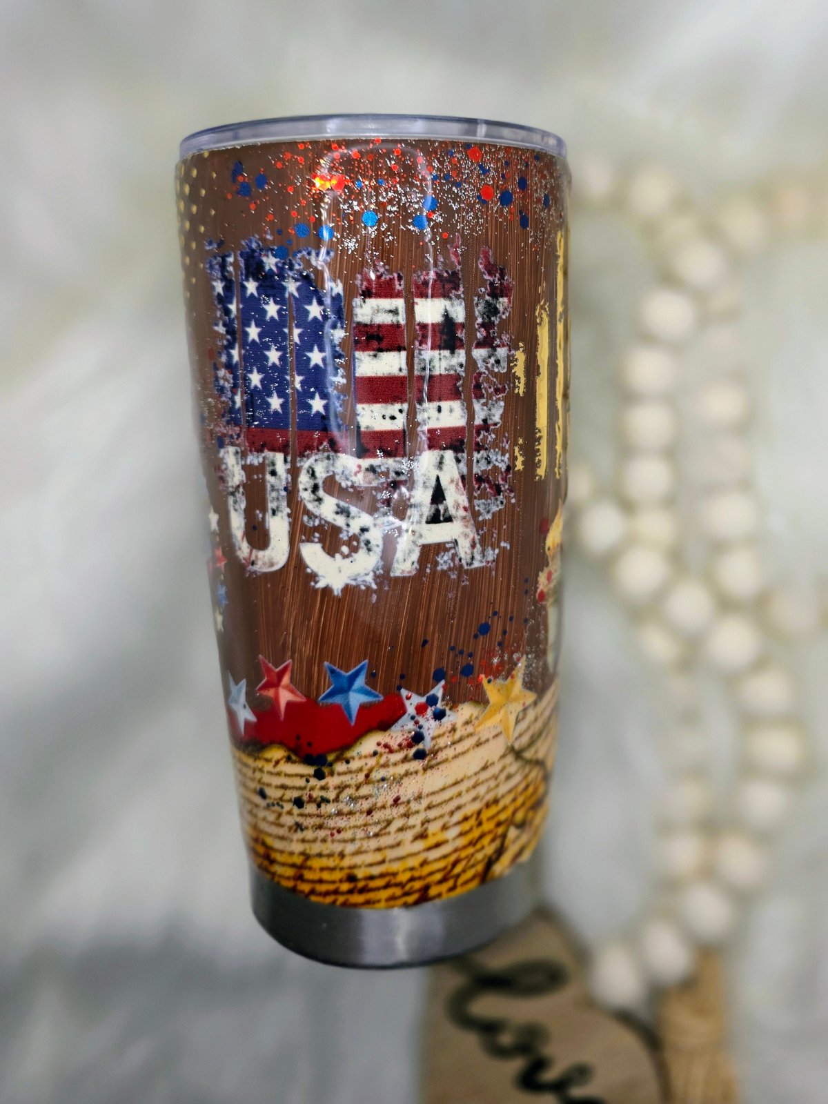 Freedom | Handcrafted 20 oz Skinny Tumbler