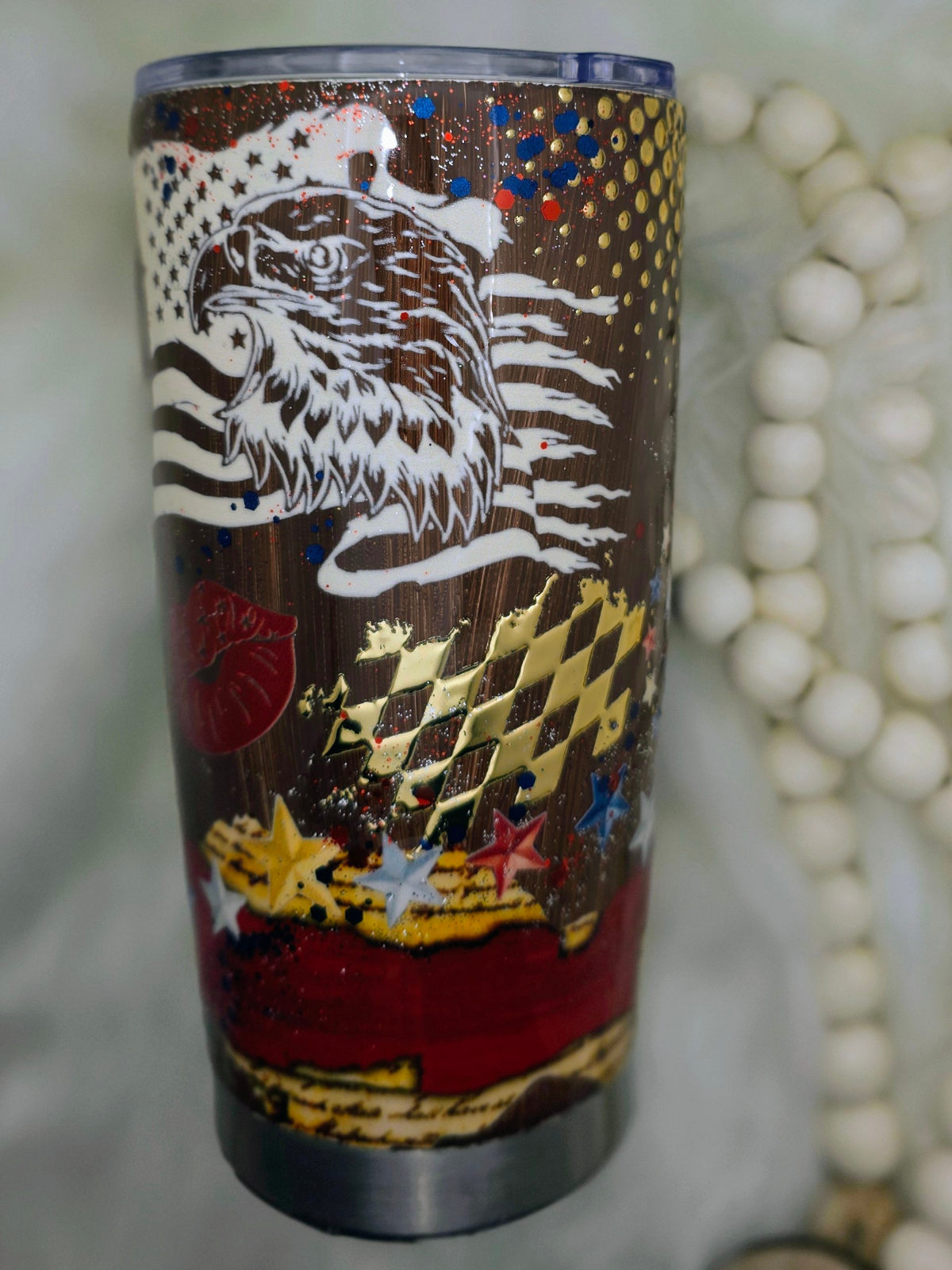 Freedom | Handcrafted 20 oz Skinny Tumbler