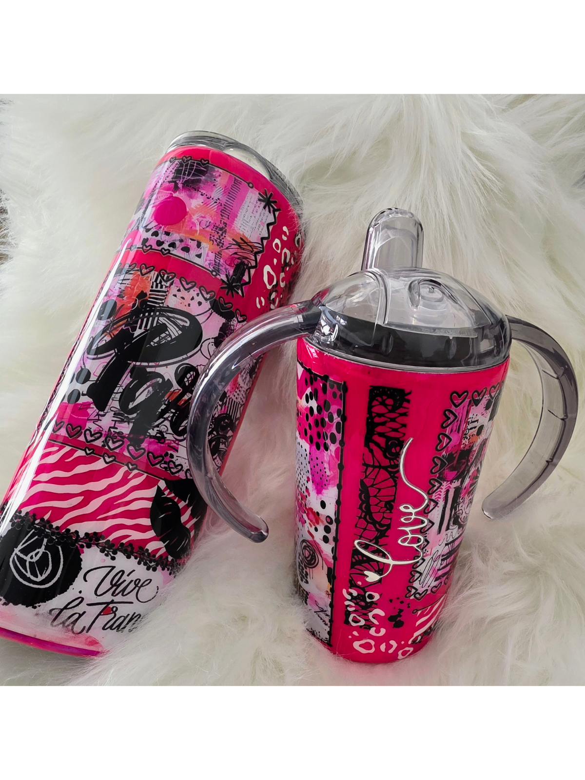 Paris After Dark Mommy & Me | Handcrafted Matching Tumbler Set