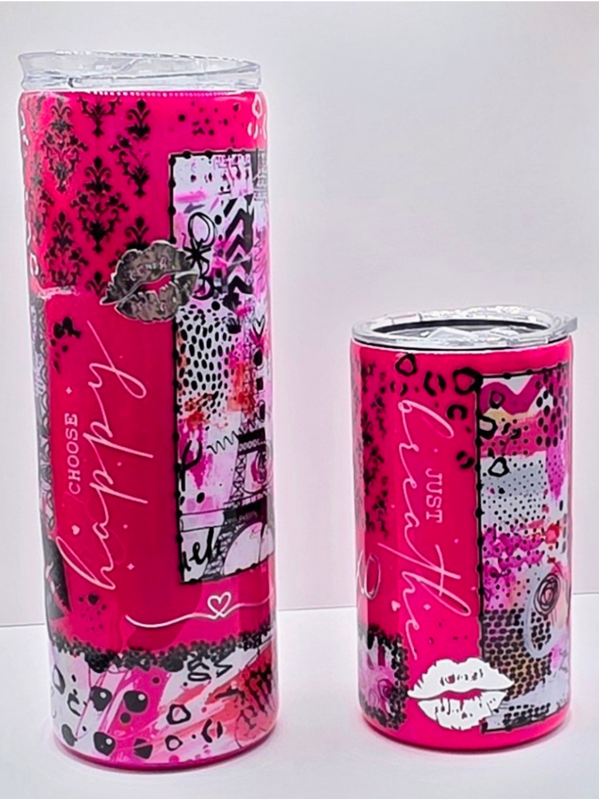Paris After Dark Mommy & Me | Handcrafted Matching Tumbler Set