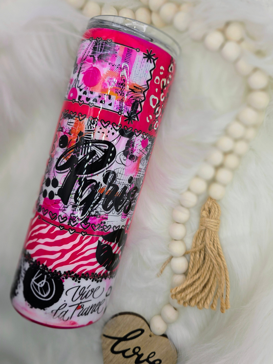 Paris After Dark | Handcrafted 20 oz Skinny Tumbler